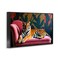 Stupell Industries Exotic Tiger Lounging Framed Giclee, design by Lettered and Lined